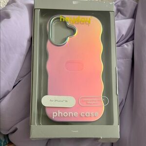 Heyday Iridescent Pink Phone Case for iPhone 16